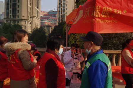 沃瑞眼科走進肥西縣肥光社區(qū)，開展公益眼健康體檢